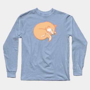 Sleepy Shiba Inu Long Sleeve T-Shirt